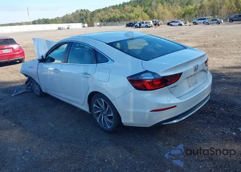 2020 Honda Insight Touring z USA, uszkodzony, nr VIN 19XZE4F98LE004931